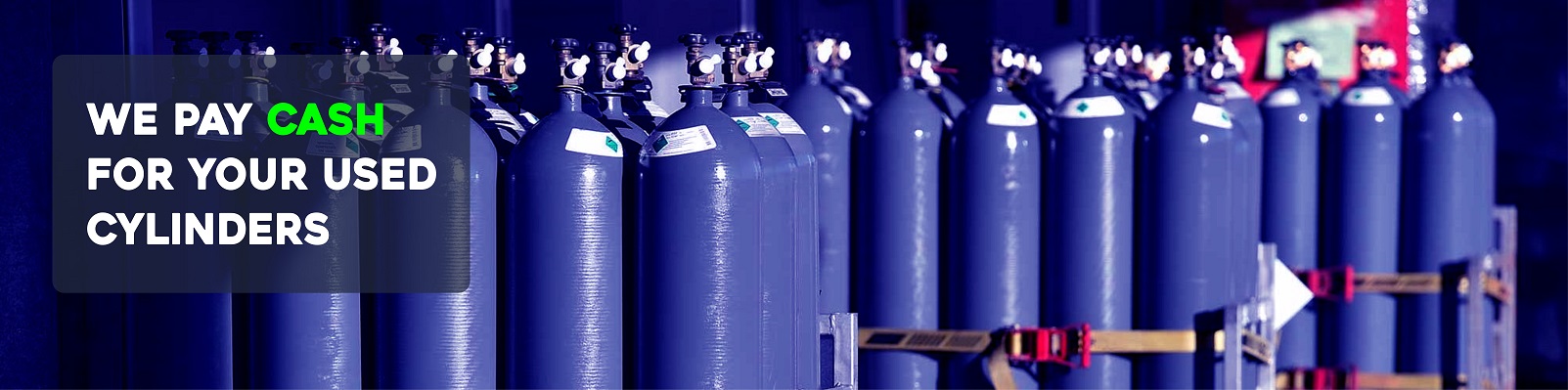 We accept cash for Steel and Aluminum Cylinders!